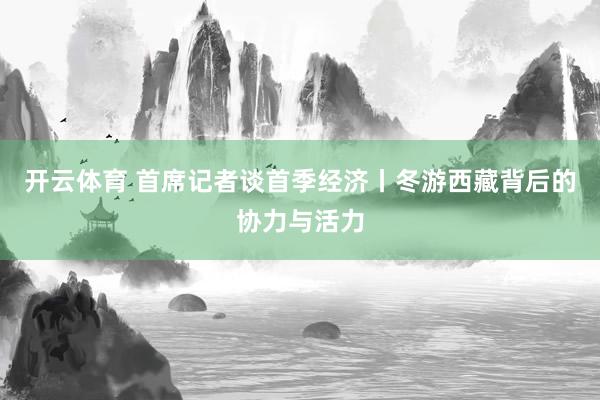 开云体育 首席记者谈首季经济丨冬游西藏背后的协力与活力